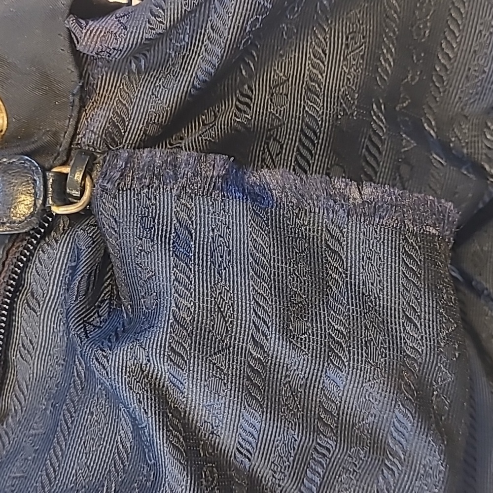 Prada Small Tessuto Backpack Bag with Chain B4821 - Picture 15 of 16